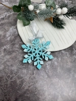 Новогодняя елочная игрушка Снежинка
