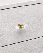 Серая прикроватная тумба “Берк”