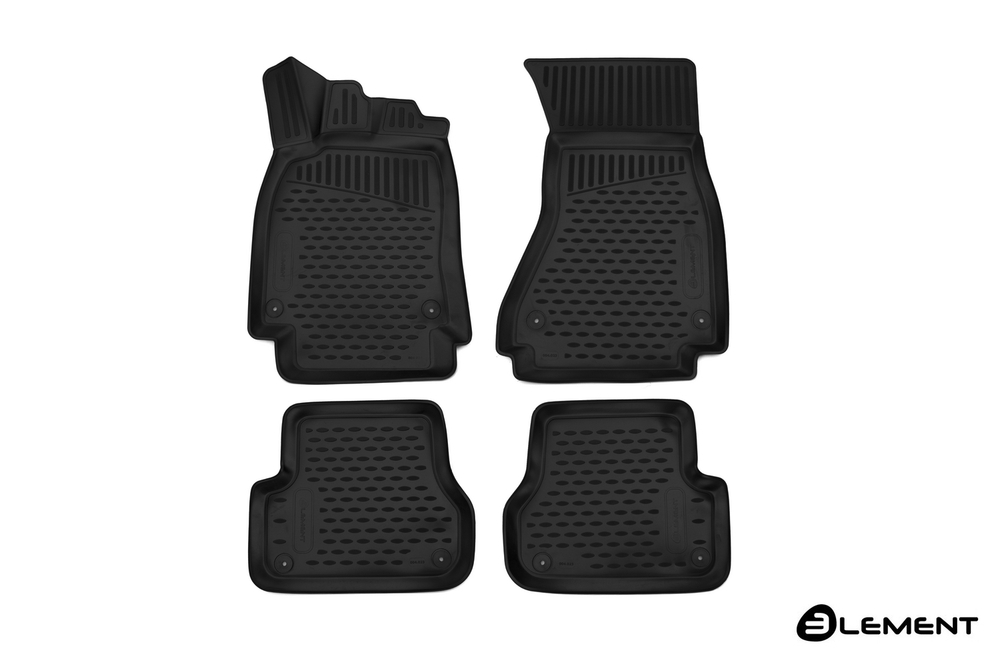 Коврики 3D в салон AUDI A6 III (C7), 2012-, Avant/Allroad/без перч. ящика, 4 шт. (полиуретан) Element.ELEMENT3D0424210K