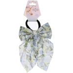 Резинка для волос «ПЕРСЕЯ», пионы, микс 4 цвета, d-5см/11*17см (подвес Кокетка Единорог)