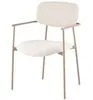 Стул с подлокотниками Talio, бежевый, бежевые ножки