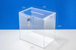 Ящик для анкет 300х200х300 из оргстекла 3 мм прозрачный