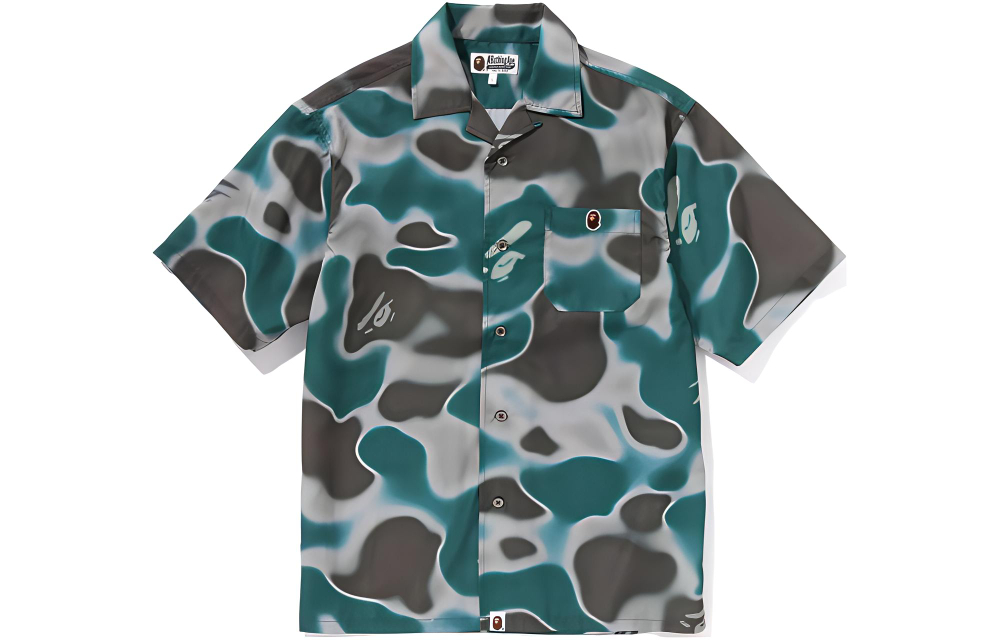 A Bathing Ape Bathing Ape Liquid Camo One Point Shirt