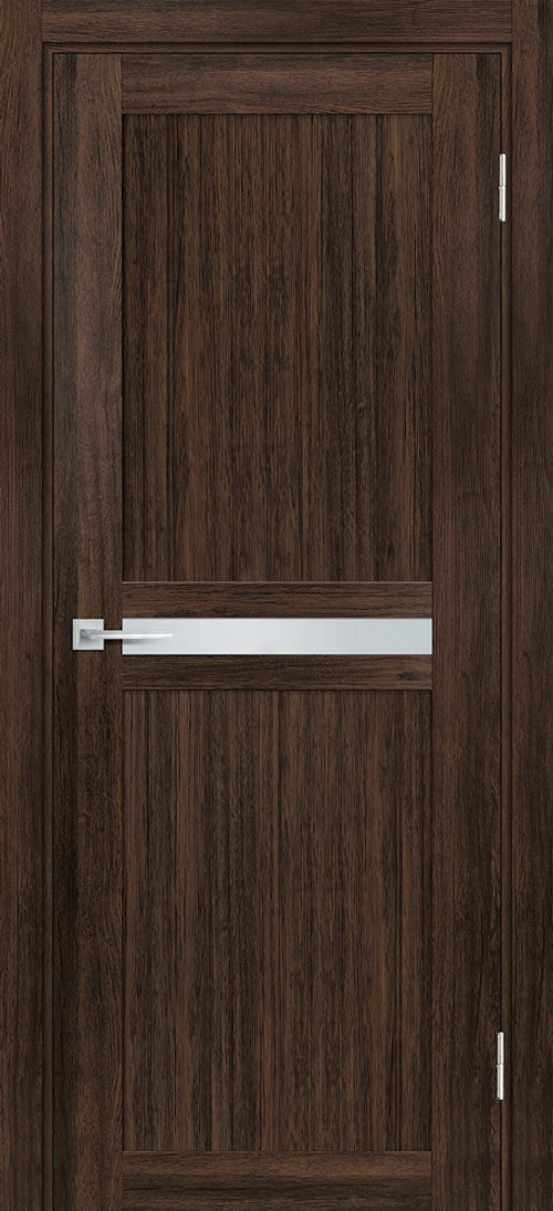 Дверь PSL- 3 / Цвет Сан-ремо шоколад / белый сатинат / Двери PROFILO PORTE