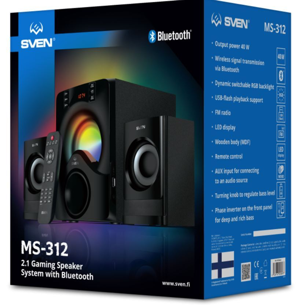 Портативная акустика 2.1 Sven АС MS -312