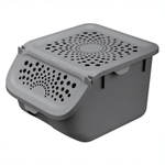 Контейнер для овощей 7,8л, 275х240х175 мм (серый)