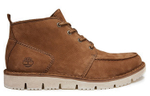 Timberland Casual Leather Shoes Men"s High top Brown