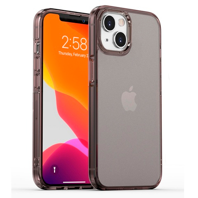 Чехол накладка iPhone 14 Plus 6.7" Gurdini Alba Series Protective Smoke