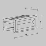Подсветка для лестниц Outdoor O045SL-L3B3K