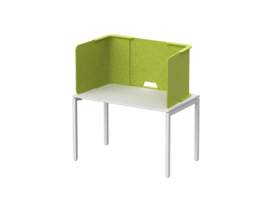 Трехсторонняя кабина-экран трапецевидной формы 136х60х55