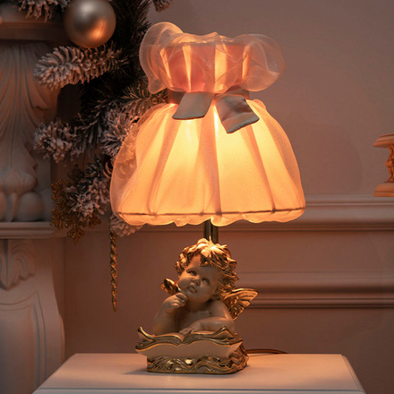 Настольная лампа Ангел Поэт Айвори Мадлен Жемчуг