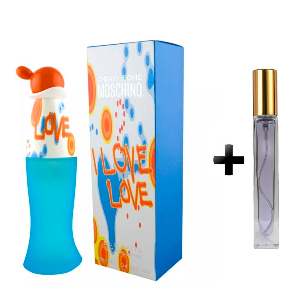 Moschino I Love Love + Атомайзер