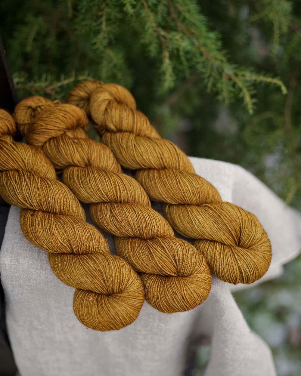 Носочный меринояк "Золотистый"