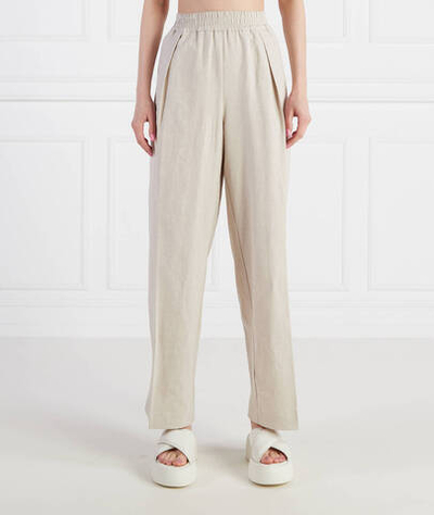 Льняное штаны Sams\u00f8e Sams\u00f8e - кремовый(F23200175)