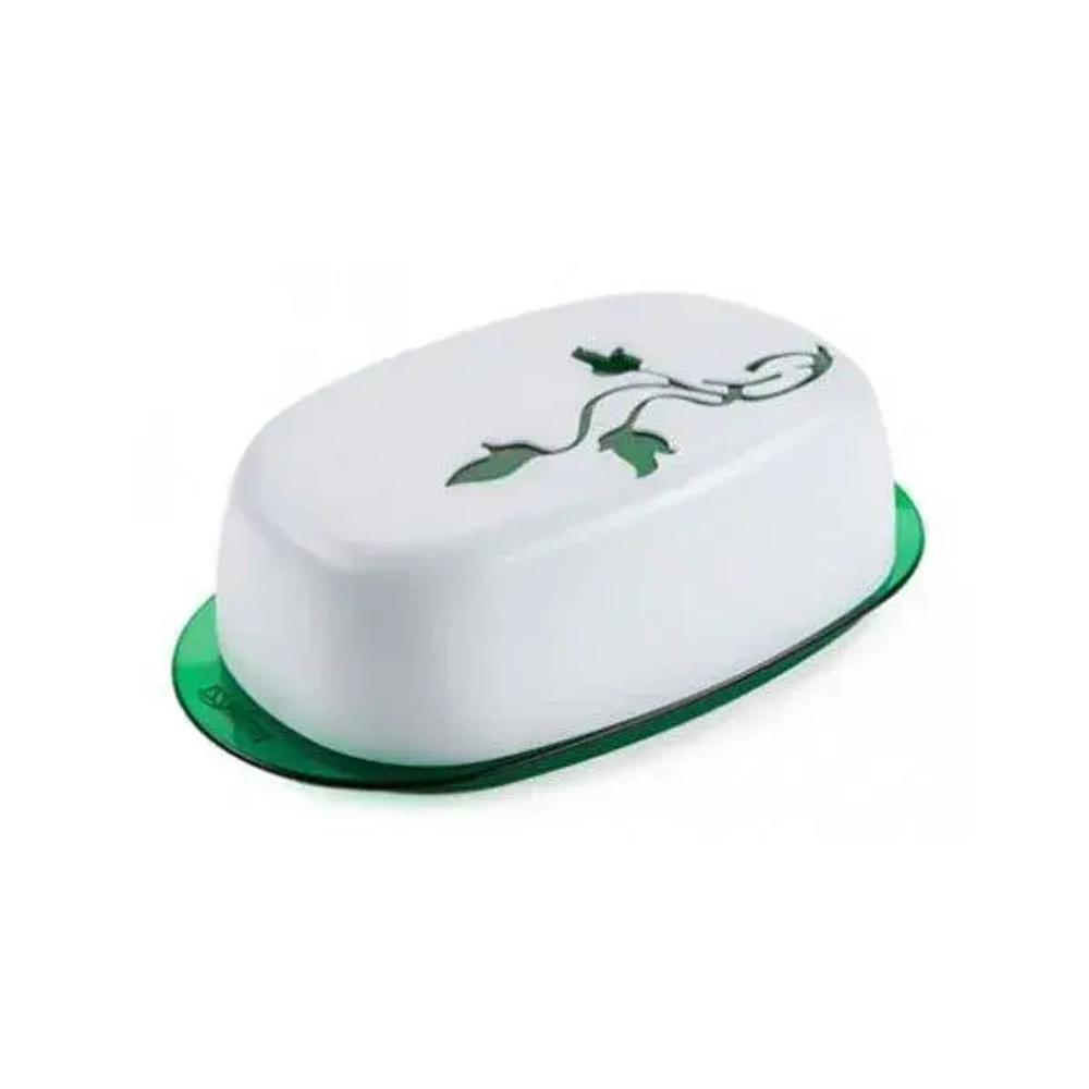 Масленка Viola (зеленый полупрозрачный)