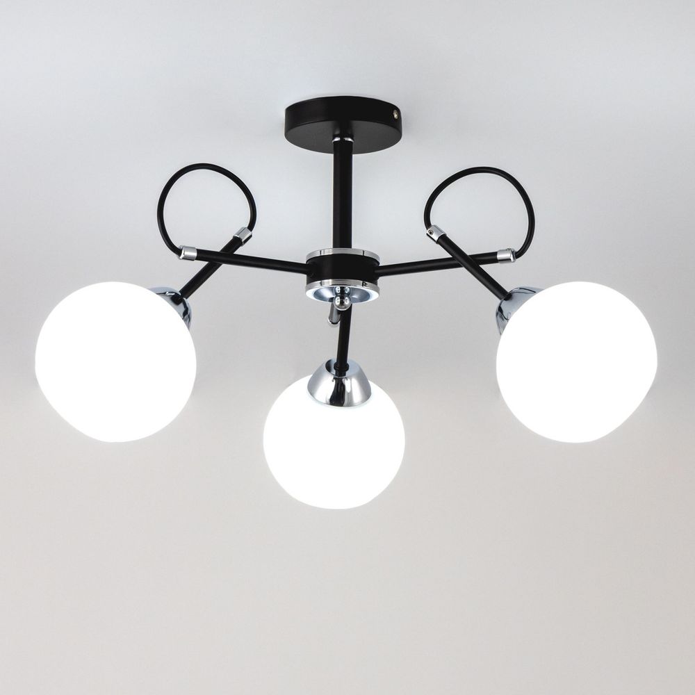 Citilux Стивен CL141231 Люстра потолочная Чёрная