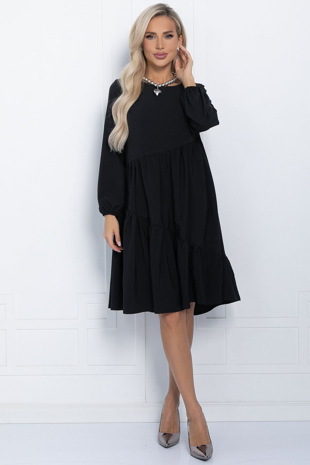 Платье Магия стиля (черное) П11308 LT Collection