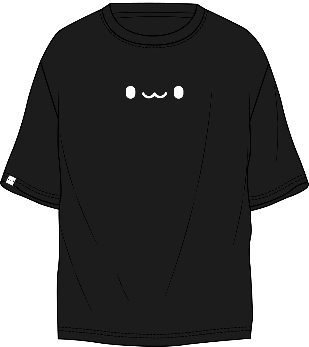 Футболка киберкотик минималист