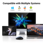 Мышь оптическая беcпроводная MU006, 2.4 GHz, Blue UGREEN 15064