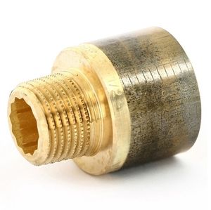 Переходники круглые Effebi ВР/НР с внутренней/наружной резьбой из бронзы