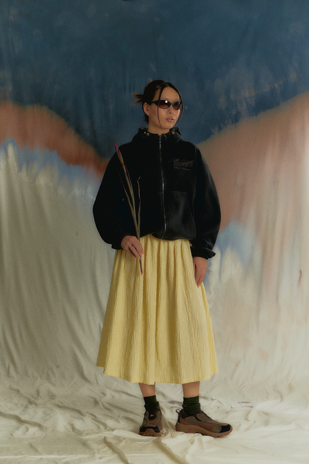 Худи Called a Garment Voyageur St Zip "Jet Black"