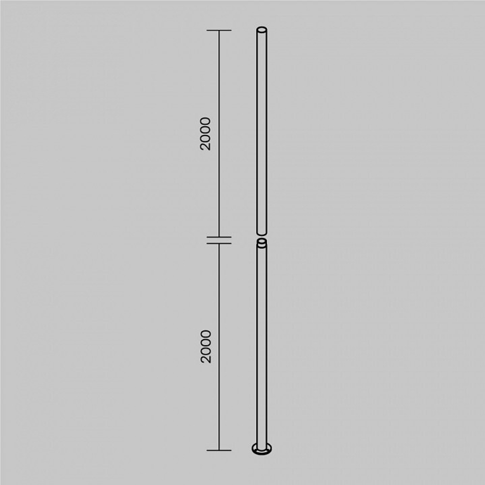 Крепление для фонарного столба Maytoni Pillar O473P-GF