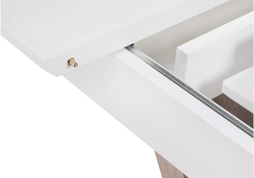 Обеденная группа Колиан сливовый / кремовый / белая шагрень / дуб