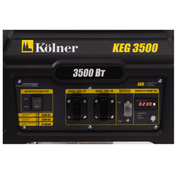 Генератор бензиновый Kolner 3.5 кВт, 230В, 50Гц, KEG 3500