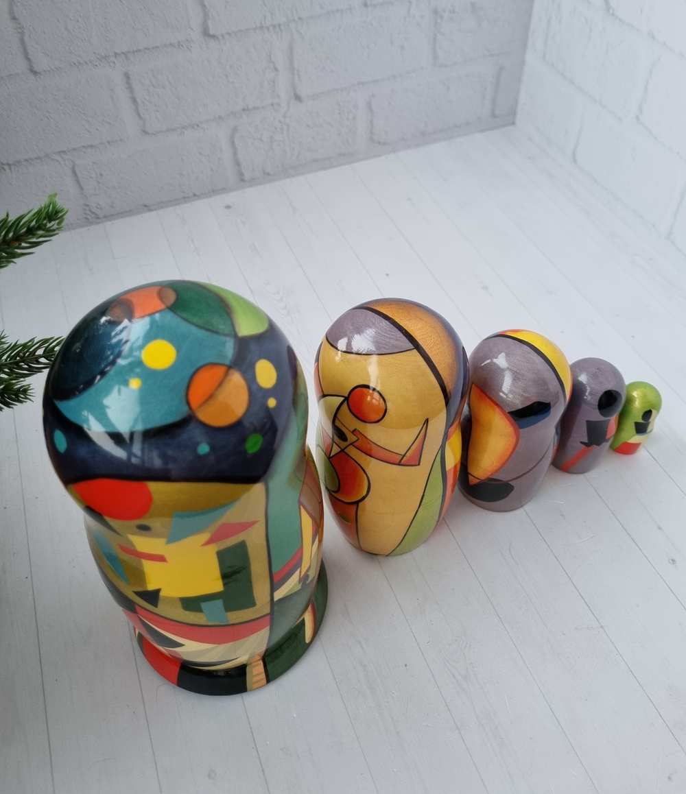 Матрёшка 5м 18см Малевич-Кандинский