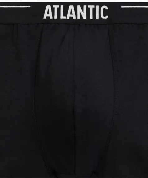 Трусы мужские боксеры (5шт) Atlantic 5SMH-004, хлопок, морской + бирюзово-зеленый + черный + серый меланж + темно-голубой