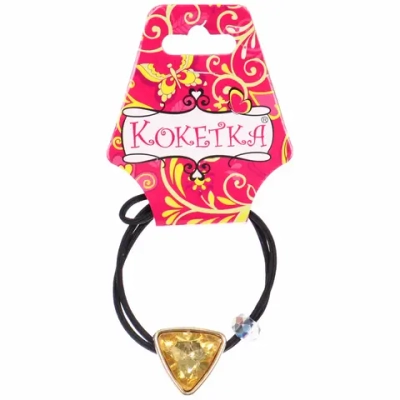 Резинка для волос «Жасмин», кристалик, микс 5 цветов, d-5,5см