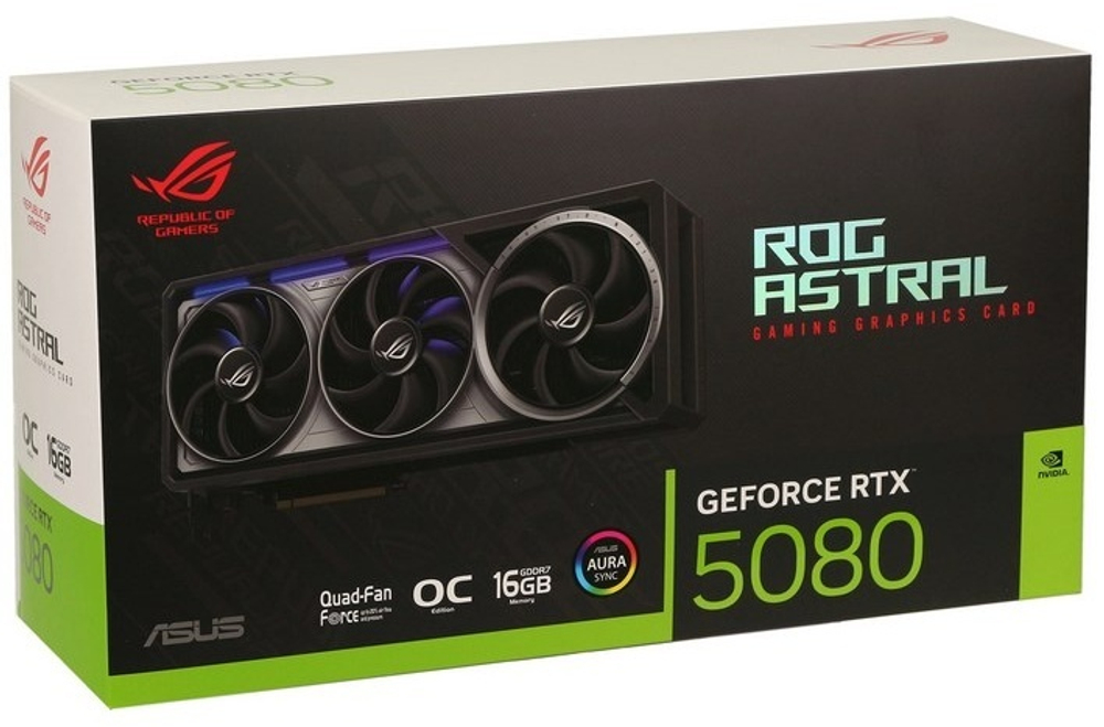 Видеокарта ASUS RTX 5080 ROG Astral/ROG-ASTRAL-RTX5080-O16G-GAMING 16 Гб