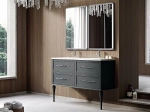 Тумба с раковиной Cezares TIFFANY 120 Nero grafite