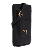 Кожаная сумка для телефона PHONE FOLDER VITELLO MORBIDO Pinko - черный(101773 A0QO)