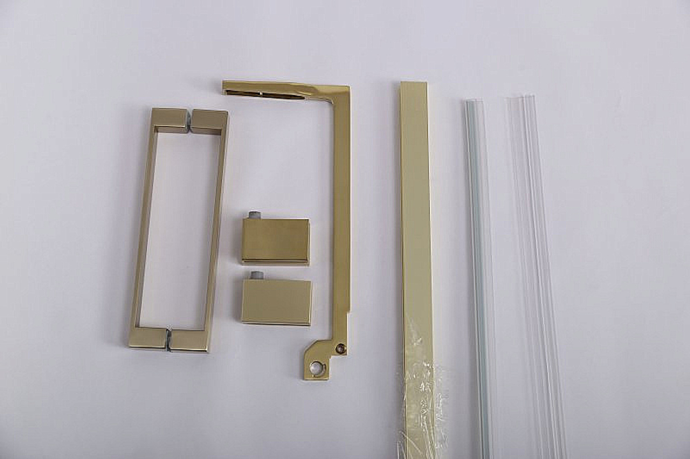 Душевой уголок Cezares Slider 80х90 SLIDER-AH-1-90-80/90-C-BORO профиль брашированное золото/стекло прозрачное