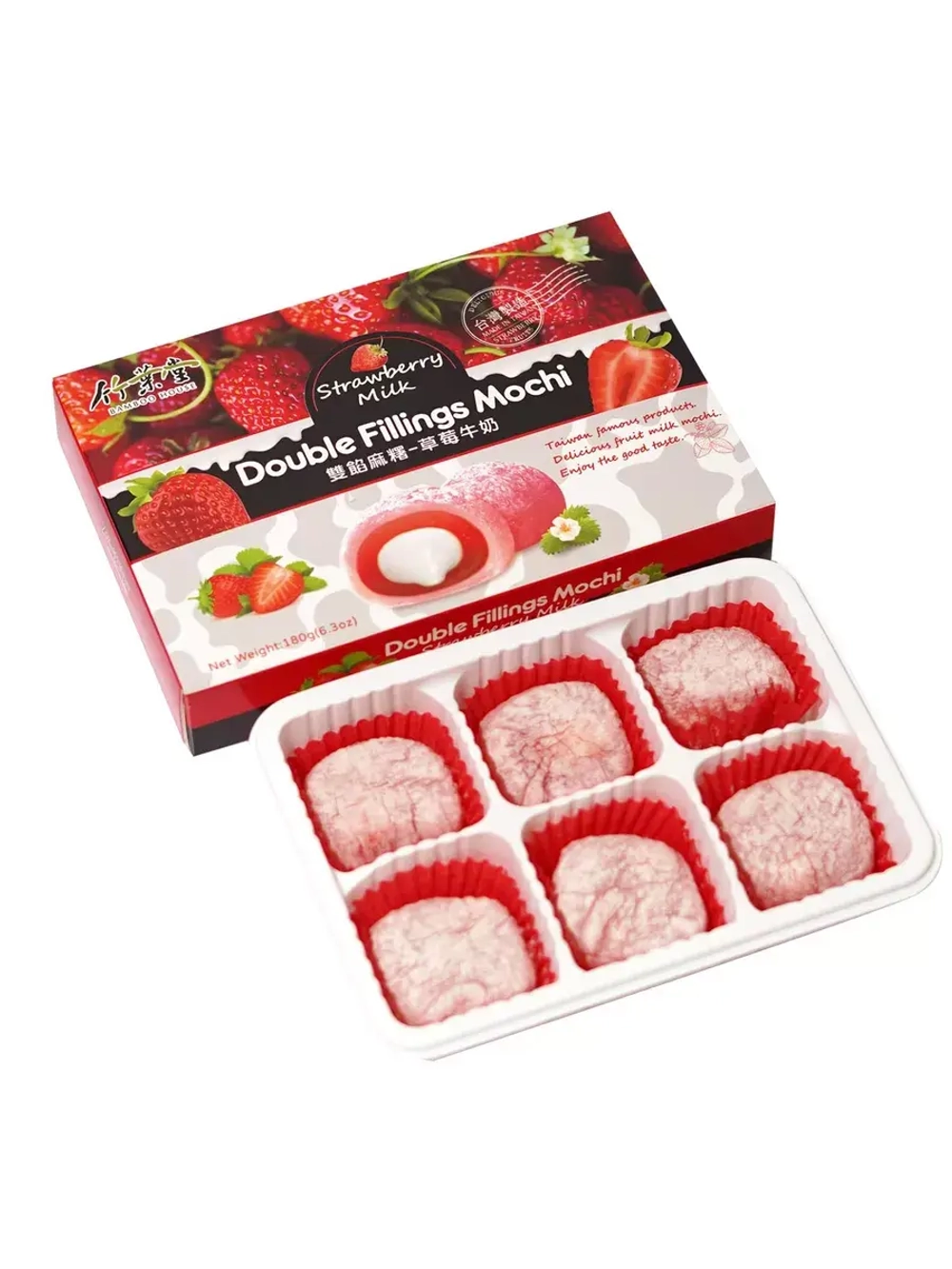 Моти с молочной начинкой Клубника, Банан 180 г * 2 шт