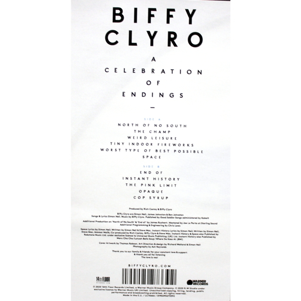 Biffy Clyro / A Celebration Of Endings (Limited Edition)(Picture Disc)(LP)