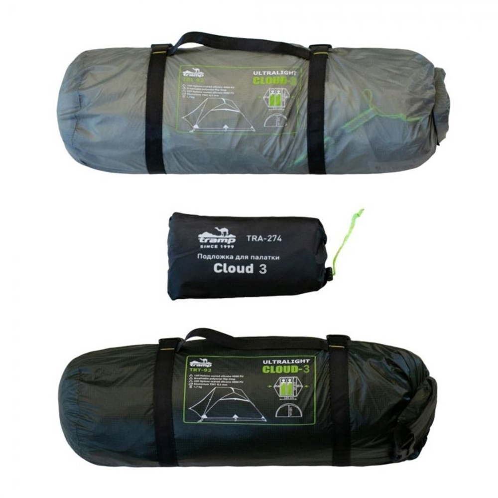 Tramp палатка Cloud 3Si (зеленый)