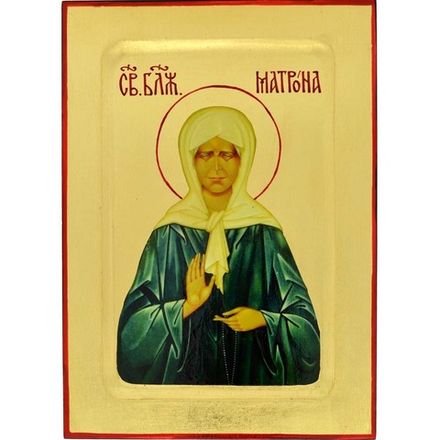 Святая Матрона. Афонская икона ручной работы.