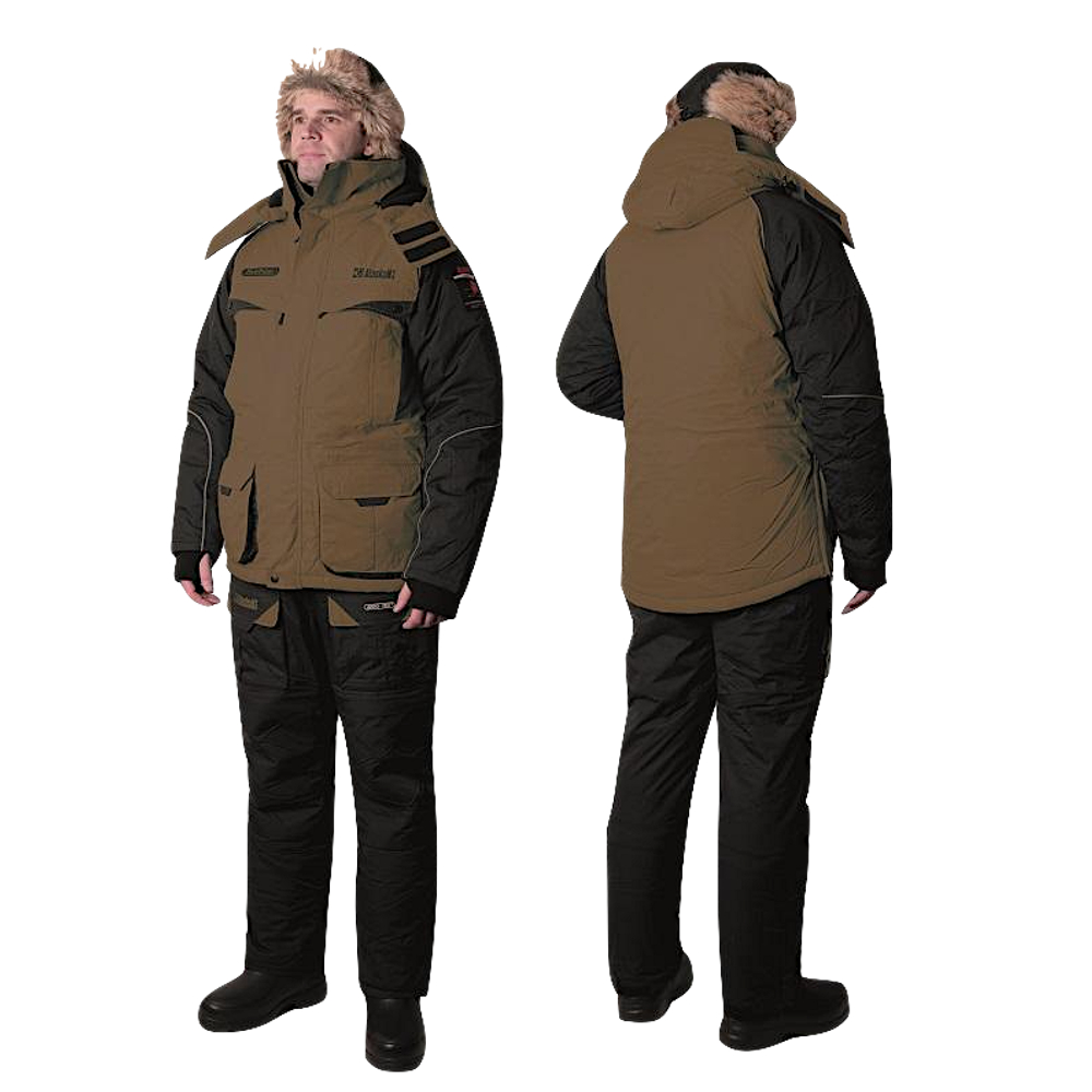 Костюм Alaskan зимний NewPolar-M -45°С 7/5 Хаки / Чёрный AWSNPMKB -