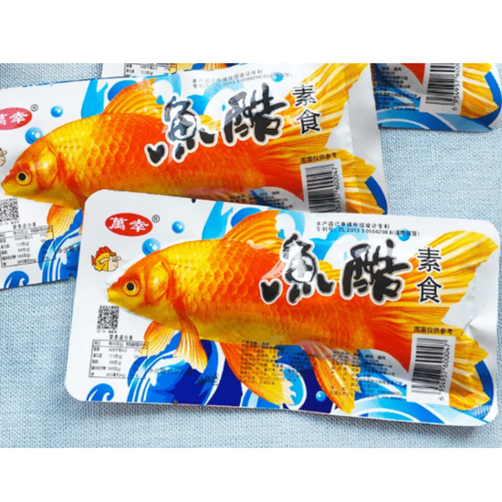 Снэк Jiang Fa с рыбным вкусом Zhong Along, 22гр (Китай)