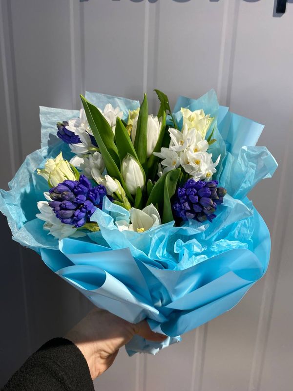 Букет с гиацинтами