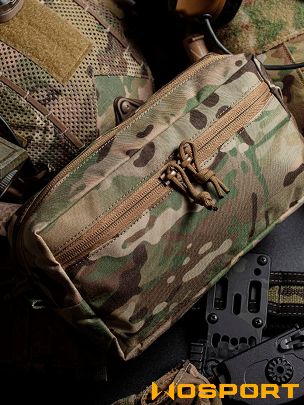Подсумок утилитарный WoSporT GP Wide Pouch (VE-74-ACC-19R-CP). Мультикам