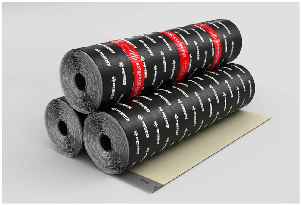 Гидро-звукоизоляционное полотно Izogertz Гидро (10000х1000х5мм, 10м2)