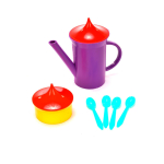 Набор посуды "Кофейный" 4предм. в сумке ПВХ (Юг-пласт)