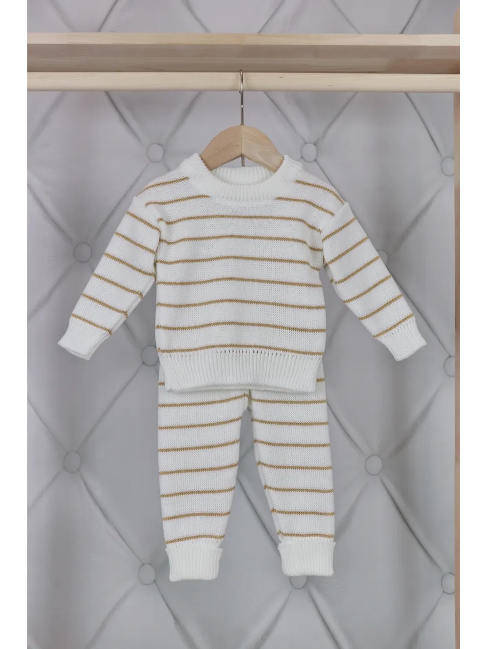 Костюм вязаный детский "Полоска"