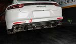 Карбоновый диффузор заднего бампера для PORSCHE PANAMERA 971 2016+