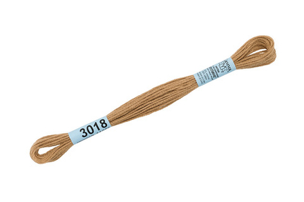 Мулине "Gamma", 100% хлопок, 8 м, №3018