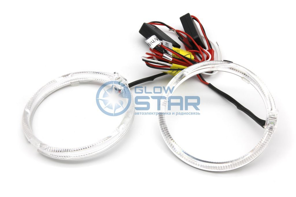 Светодиодные кольца LED Cree - 95мм, с драйвером (комплект, 2шт)