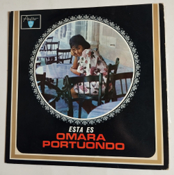 Винтажная виниловая пластинка Omara Portuondo Esta Es Omara Portuondo (Cuba 1973)